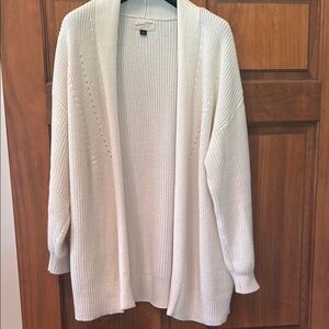 Universal Thread Cream Open-Front Cardigan